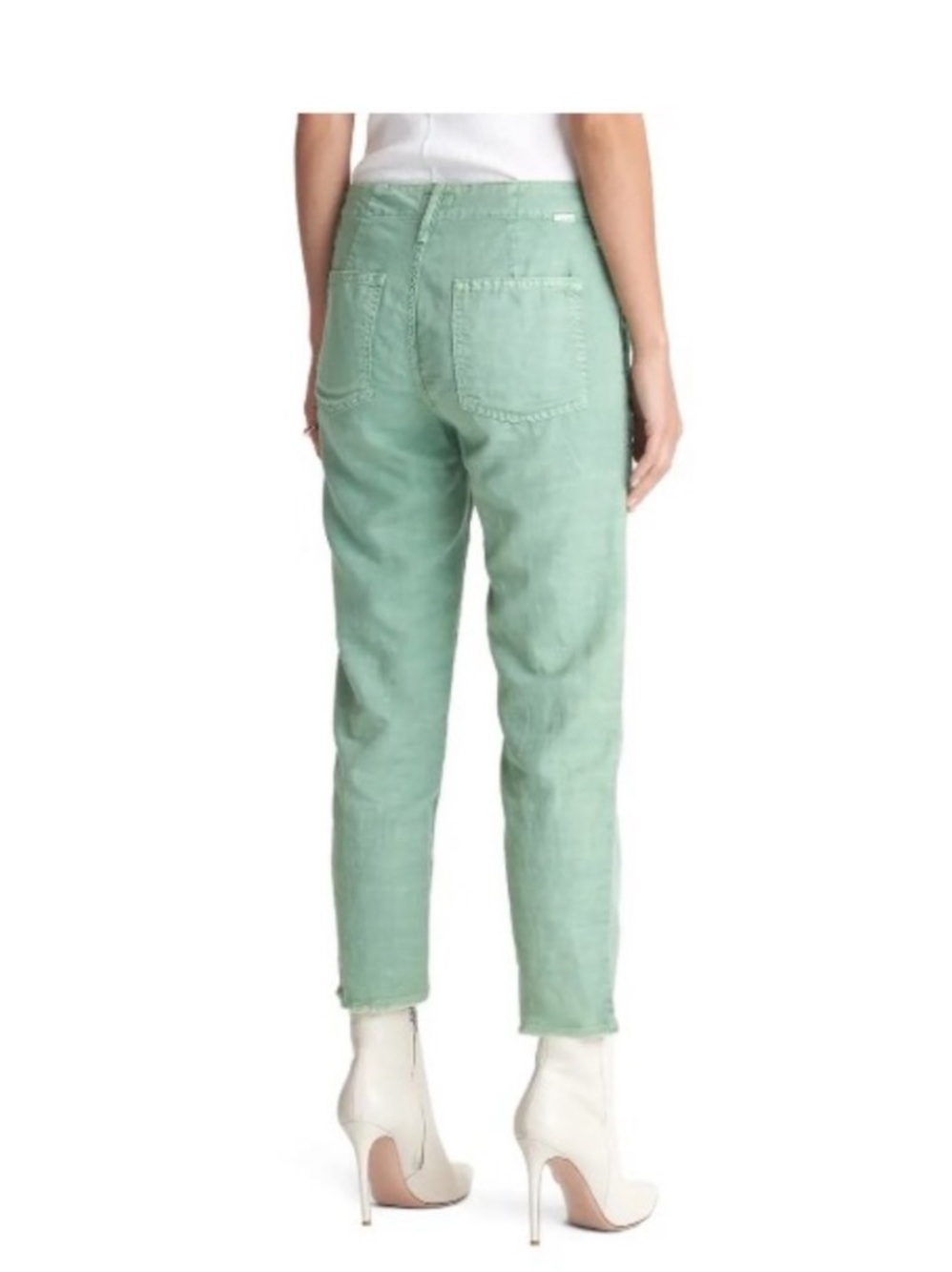 NWT Mother The Shaker
Chop Crop Pants mint green
$218 casual summer revolve - Picture 3 of 10